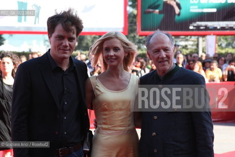 Italy, Venice - September 05th, 2009.66th VENICE INTERNATIONAL FILM FESTIVAL - FILM: MY SON, MY SON, WHAT HAVE YE DONE? - THE DIRECTOR WERNER HERZOG WITH LENA HERZOG AND THE ACTOR MICHAEL SHANNON