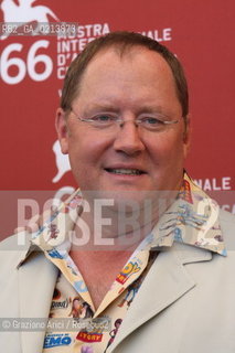 Italy, Venice - September 06th, 2009.66th VENICE INTERNATIONAL FILM FESTIVAL - FILM: GOLDEN LION FOR LIFETIME ACHIEVEMENT TO JOHN LASSETER AND THE PIXAR DIRECTORS. THE DIRECTOR JOHN LASSETER
