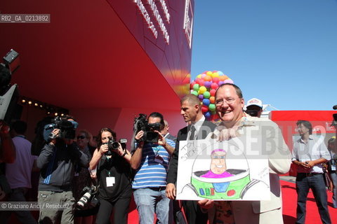 Italy, Venice - September 06th, 2009.66th VENICE INTERNATIONAL FILM FESTIVAL - RED CARPET OF THE FILM TOY STORY 2  GOLDEN LION FOR LIFETIME ACHIEVEMENT TO JOHN LASSETER . THE DIRECTOR JOHN LASSETER