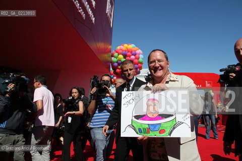 Italy, Venice - September 06th, 2009.66th VENICE INTERNATIONAL FILM FESTIVAL - RED CARPET OF THE FILM TOY STORY 2  GOLDEN LION FOR LIFETIME ACHIEVEMENT TO JOHN LASSETER . THE DIRECTOR JOHN LASSETER