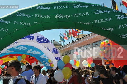 Italy, Venice - September 06th, 2009.66th VENICE INTERNATIONAL FILM FESTIVAL - RED CARPET OF THE FILM TOY STORY 2  GOLDEN LION FOR LIFETIME ACHIEVEMENT TO JOHN LASSETER .  ©Graziano Arici/Rosebud2 PIXAR WALT DISNEY PALAZZO DEL CINEMA