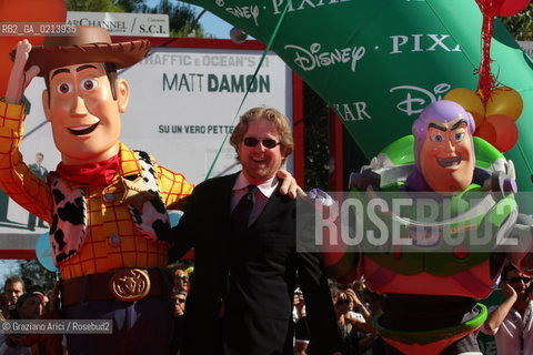 Italy, Venice - September 06th, 2009.66th VENICE INTERNATIONAL FILM FESTIVAL - GOLDEN LION FOR LIFETIME ACHIEVEMENT TO JOHN LASSETER AND THE PIXAR DIRECTORS. THE DIRECTOR ANDREW STANTON AT THE PREMIERE