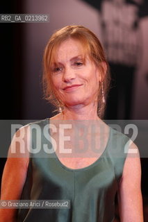 Italy, Venice - September 06th, 2009.66th VENICE INTERNATIONAL FILM FESTIVAL - FILM:WHITE MATERIAL. RED CARPET - THE ACTRESS ISABELLE HUPPERT