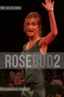 Italy, Venice - September 06th, 2009.66th VENICE INTERNATIONAL FILM FESTIVAL - FILM:WHITE MATERIAL. RED CARPET - THE ACTRESS ISABELLE HUPPERT