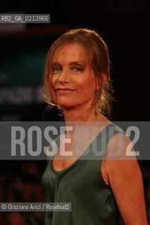 Italy, Venice - September 06th, 2009.66th VENICE INTERNATIONAL FILM FESTIVAL - FILM:WHITE MATERIAL. RED CARPET - THE ACTRESS ISABELLE HUPPERT