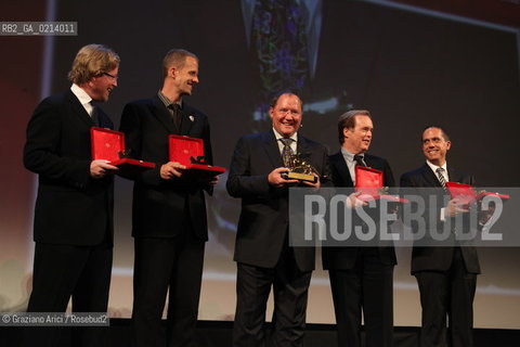 Italy, Venice - September 06th, 2009.66th VENICE INTERNATIONAL FILM FESTIVAL - .GOLDEN LION FOR LIFETIME ACHIEVEMENT TO JOHN LASSETER AND THE PIXAR DIRECTORS.