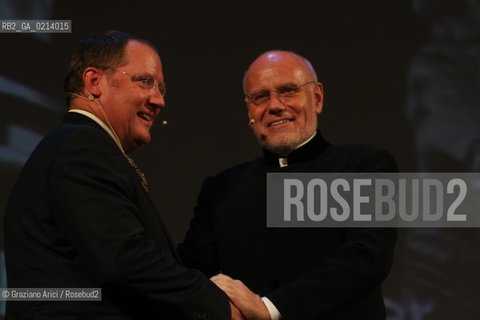 Italy, Venice - September 06th, 2009.66th VENICE INTERNATIONAL FILM FESTIVAL -.GOLDEN LION FOR LIFETIME ACHIEVEMENT TO JOHN LASSETER AND THE PIXAR DIRECTORS. .MARCO MULLER AND JOHN LASSETER