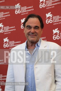 Italy, Venice - September 06th, 2009.66th VENICE INTERNATIONAL FILM FESTIVAL - FILM: SOUTH OF THE BORDER. THE DIRECTOR OLIVER STONE