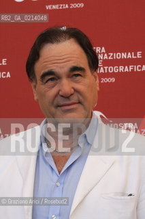 Italy, Venice - September 06th, 2009.66th VENICE INTERNATIONAL FILM FESTIVAL - FILM: SOUTH OF THE BORDER. THE DIRECTOR OLIVER STONE