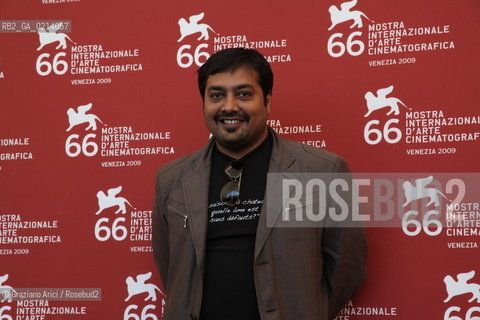 Italy, Venice - September 06th, 2009.66th VENICE INTERNATIONAL FILM FESTIVAL - FILM: DEV.D - THE DIRECTOR ANURAG KASHYAP