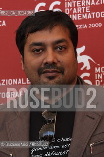Italy, Venice - September 06th, 2009.66th VENICE INTERNATIONAL FILM FESTIVAL - FILM: DEV.D - THE DIRECTOR ANURAG KASHYAP