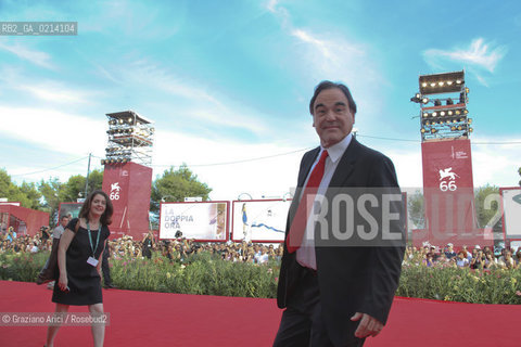Italy, Venice - September 06th, 2009.66th VENICE INTERNATIONAL FILM FESTIVAL - RED CARPET FILM: SOUTH OF THE BORDER. THE DIRECTOR OLIVER STONE
