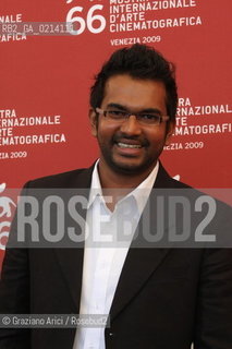 Italy, Venice - September 07th, 2009.66th VENICE INTERNATIONAL FILM FESTIVAL - FILM: AHASIN WETEI (BETWEEN TWO WORLDS). THE DIRECTOR VIMUKTHI JAYASUNDARA.