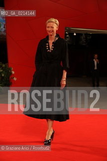 Italy, Venice - September 07th, 2009.66th VENICE INTERNATIONAL FILM FESTIVAL - RED CARPET - TILDA SWINTON
