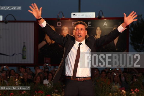 Italy, Venice - September 06th, 2009.66th VENICE INTERNATIONAL FILM FESTIVAL - RED CARPET FILM: 36 VUES DU PIC SAINT LOUP. THE ACTOR SERGIO CASTELLITTO.