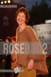 Italy, Venice - September 06th, 2009.66th VENICE INTERNATIONAL FILM FESTIVAL - RED CARPET FILM: 36 VUES DU PIC SAINT LOUP. THE ACTRESS JANE BIRKIN