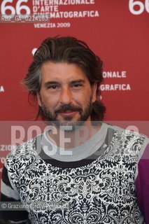 Italy, Venice - September 08th, 2009.66th VENICE INTERNATIONAL FILM FESTIVAL - FILM: NAPOLI NAPOLI NAPOLI. THE ACTOR LUCA LIONELLO.