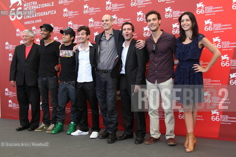 Italy, Venice - September 08th, 2009.66th VENICE INTERNATIONAL FILM FESTIVAL - FILM: LEBANON. THE CAST.