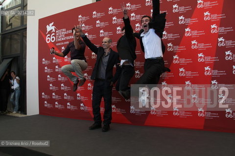 Italy, Venice - September 08th, 2009.66th VENICE INTERNATIONAL FILM FESTIVAL - FILM: LEBANON. THE CAST.