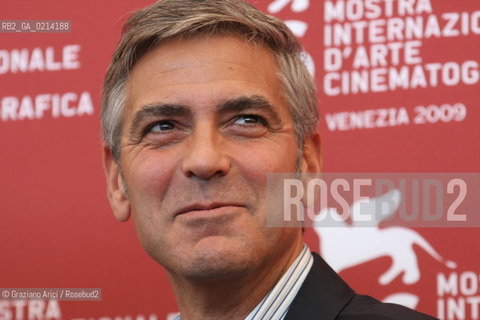 Italy, Venice - September 08th, 2009.66th VENICE INTERNATIONAL FILM FESTIVAL - FILM: THE MEN WHO STARE AT GOATS. THE ACTORS GEORGE CLOONEY.