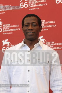 Italy, Venice - September 08th, 2009.66th VENICE INTERNATIONAL FILM FESTIVAL - FILM: BROOKLYNS FINEST. THE ACTOR WESLEY SNIPES