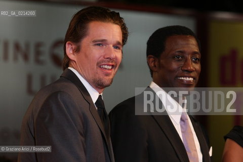 Italy, Venice - September 08th, 2009.66th VENICE INTERNATIONAL FILM FESTIVAL - RED CARPET FILM: BROOKLYNS FINEST. THE ACTORS ETHAN HAWKE AND  WESLEY SNIPES