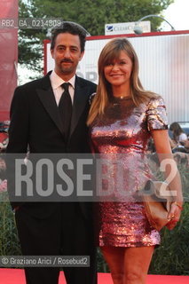 Italy, Venice - September 8th, 2009 .66th VENICE INTERNATIONAL FILM FESTIVAL - RED CARPET FILM: THE MEN WHO STARE AT GOATS. THE DIRECTOR GRANT HESLOV WITH HIS WIFE ATTEND THE PREMIERE. ©Graziano Arici/Rosebud2