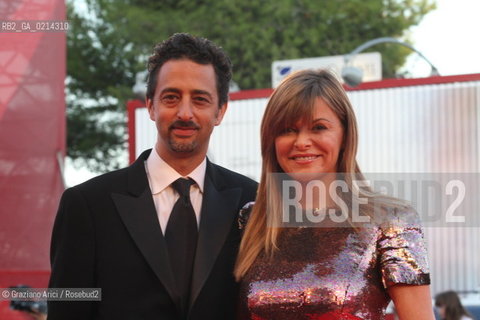 Italy, Venice - September 8th, 2009 .66th VENICE INTERNATIONAL FILM FESTIVAL - RED CARPET FILM: THE MEN WHO STARE AT GOATS. THE DIRECTOR GRANT HESLOV WITH HIS WIFE ATTEND THE PREMIERE. ©Graziano Arici/Rosebud2