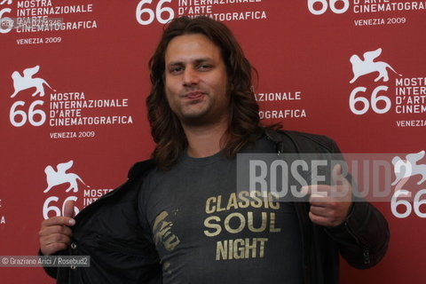 Italy, Venice - September 10th, 2009.66th VENICE INTERNATIONAL FILM FESTIVAL - FILM: SOUL KITCHEN. THE ACTOR ADAM BOUSDOUKOS