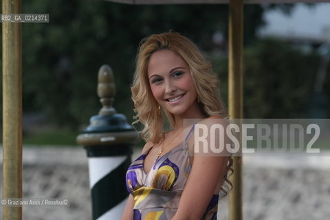 Italy, Venice - September 09th, 2009.66th VENICE INTERNATIONAL FILM FESTIVAL - NOEMI LETIZIA ARRIVES AT THE HOTEL EXCELSIOR DOCK  ©Graziano Arici/Rosebud2