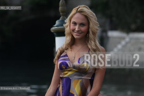 Italy, Venice - September 09th, 2009.66th VENICE INTERNATIONAL FILM FESTIVAL - NOEMI LETIZIA ARRIVES AT THE HOTEL EXCELSIOR DOCK  ©Graziano Arici/Rosebud2
