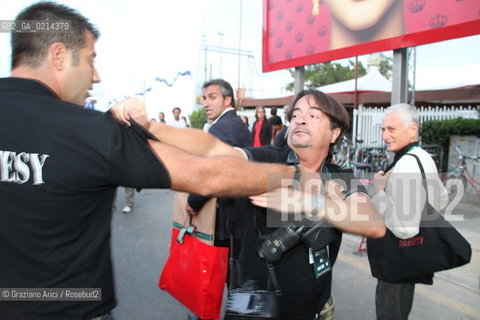 Italy, Venice - September 09th, 2009.66th VENICE INTERNATIONAL FILM FESTIVAL - NOEMI LETIZIA ARRIVES AT THE HOTEL EXCELSIOR DOCK. SECURITY WAS VERY TIGHT AND AGGRESSIVE WITH PHOTOGRAPHERS. ©Graziano Arici/Rosebud2