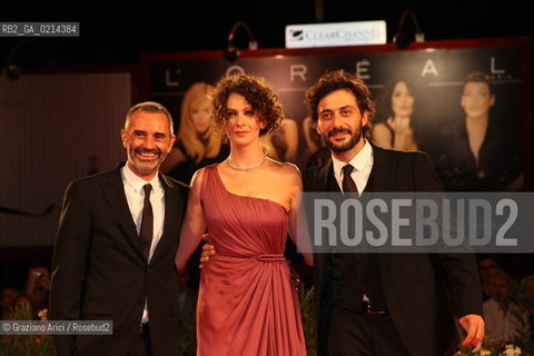 Italy, Venice - September 10th, 2009.66th VENICE INTERNATIONAL FILM FESTIVAL - REDCARPET FILM: LA DOPPIA ORA. DIRECTOR GIUSEPPE CAPOTONDI WITH ACTORS KSENIA RAPPOPORT AND FILIPPO TIMI ATTEND THE PREMIERE. ©Graziano Arici/Rosebud2