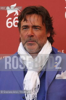 Italy, Venice - September 11th, 2009.66th VENICE INTERNATIONAL FILM FESTIVAL - FILM: HOTEL COURBET. .THE ACTOR ALBERTO PETROLINI