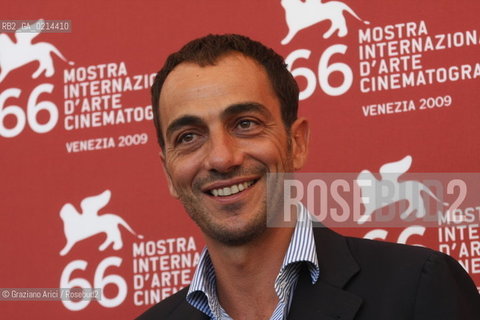 Italy, Venice - September 11th, 2009.66th VENICE INTERNATIONAL FILM FESTIVAL - FILM: HOTEL COURBET. .THE ACTOR VINCENZO VARZI