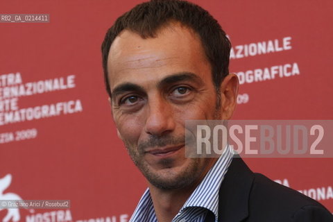 Italy, Venice - September 11th, 2009.66th VENICE INTERNATIONAL FILM FESTIVAL - FILM: HOTEL COURBET. .THE ACTOR VINCENZO VARZI