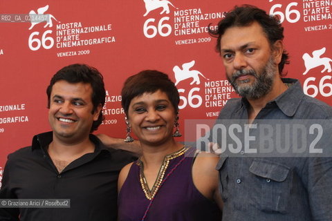 Italy, Venice - September 09th, 2009.66th VENICE INTERNATIONAL FILM FESTIVAL - FILM: DELHI - 6. THE CAST.