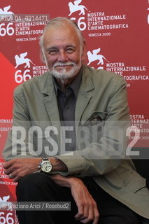 Italy, Venice - September 09th, 2009.66th VENICE INTERNATIONAL FILM FESTIVAL - FILM: SURVIVAL OF THE DEAD. THE DIRECTOR GEORGE A. ROMERO