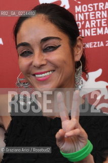 Italy, Venice - September 09th, 2009.66th VENICE INTERNATIONAL FILM FESTIVAL - FILM: ZANAN BEDOONE MARDAN (WOMEN WITHOUT MEN). THE DIRECTOR SHIRIN NESHAT