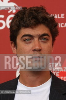 Italy, Venice - September 09th, 2009.66th VENICE INTERNATIONAL FILM FESTIVAL - FILM: IL GRANDE SOGNO. THE ACTOR RICCARDO SCAMARCIO.
