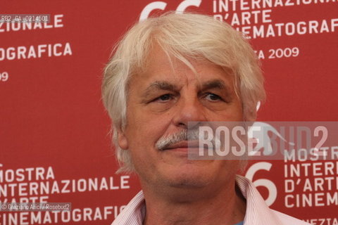 Italy, Venice - September 09th, 2009.66th VENICE INTERNATIONAL FILM FESTIVAL - FILM: IL GRANDE SOGNO. THE DIRECTOR MICHELE PLACIDO.
