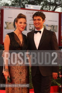 Italy, Venice - September 09th, 2009.66th VENICE INTERNATIONAL FILM FESTIVAL - RED CARPET FILM: IL GRANDE SOGNO. THE ACTOR RICCARDO SCAMARCIO AND THE ACRESS JASMINE TRINCA.