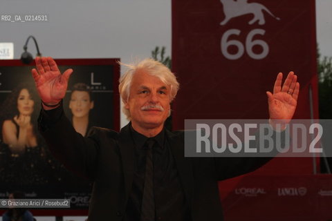 Italy, Venice - September 09th, 2009.66th VENICE INTERNATIONAL FILM FESTIVAL - RED CARPET FILM: IL GRANDE SOGNO. THE DIRECTOR MICHELE PLACIDO.