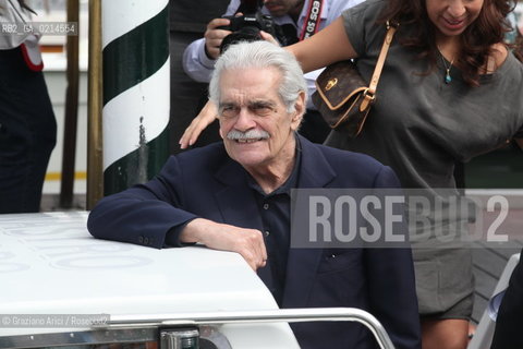 Italy, Venice - September 10th, 2009.66th VENICE INTERNATIONAL FILM FESTIVAL - THE ACTORS OMAR SHARIF
