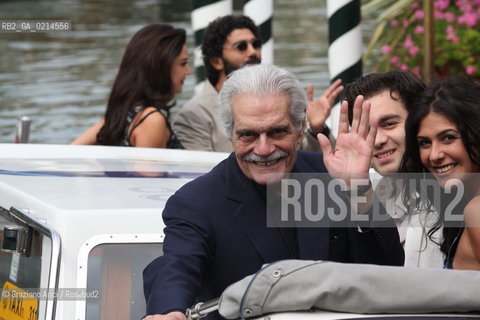 Italy, Venice - September 10th, 2009.66th VENICE INTERNATIONAL FILM FESTIVAL - THE ACTORS OMAR SHARIF