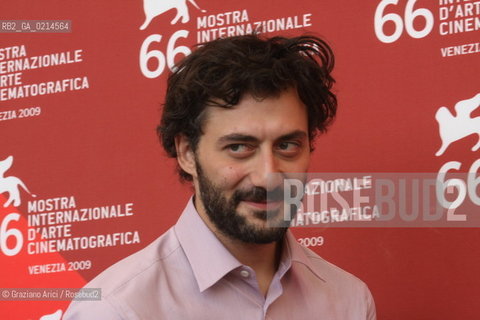 Italy, Venice - September 10th, 2009.66th VENICE INTERNATIONAL FILM FESTIVAL - FILM: LA DOPPIA ORA. THE ACTOR FILIPPO TIMI