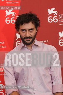 Italy, Venice - September 10th, 2009.66th VENICE INTERNATIONAL FILM FESTIVAL - FILM: LA DOPPIA ORA. THE ACTOR FILIPPO TIMI