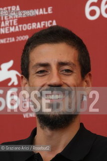 Italy, Venice - September 10th, 2009.66th VENICE INTERNATIONAL FILM FESTIVAL - FILM: LA DOPPIA ORA. THE ACTOR GAETANO BRUNO.