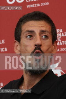 Italy, Venice - September 10th, 2009.66th VENICE INTERNATIONAL FILM FESTIVAL - FILM: LA DOPPIA ORA. THE ACTOR GAETANO BRUNO.