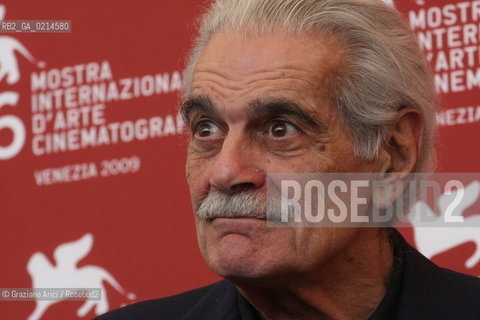 Italy, Venice - September 10th, 2009.66th VENICE INTERNATIONAL FILM FESTIVAL - FILM: AL MOSAFER. THE ACTOR OMAR SHARIF